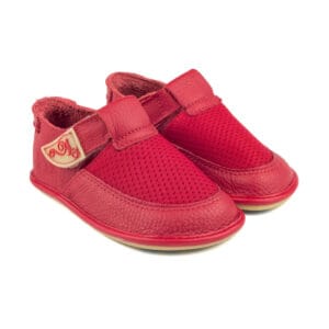 Buty dziecięce barefoot - BEBE RED