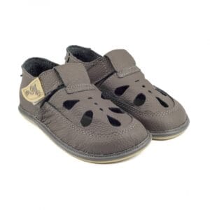 Sandały dziecięce barefoot - COCO GRAY