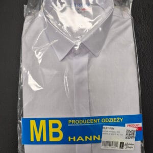 Koszula biała na długi rękaw MB Hanna
