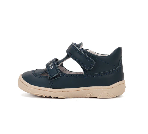 Półbuty skórzane barefoot H077-51734 Bermuda Blue - obrazek 5