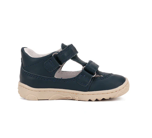 Półbuty skórzane barefoot H077-51734 Bermuda Blue - obrazek 7