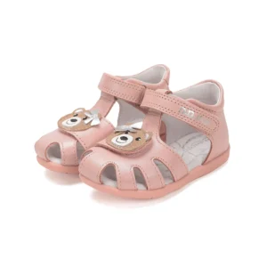 Sandały skórzane G075-51284D Baby Pink