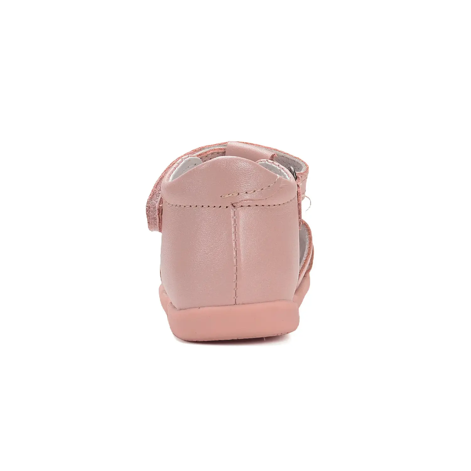 Sandały skórzane G075-51284D Baby Pink - obrazek 3