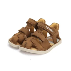 Sandały skórzane barefoot G076-51971 Chocolate