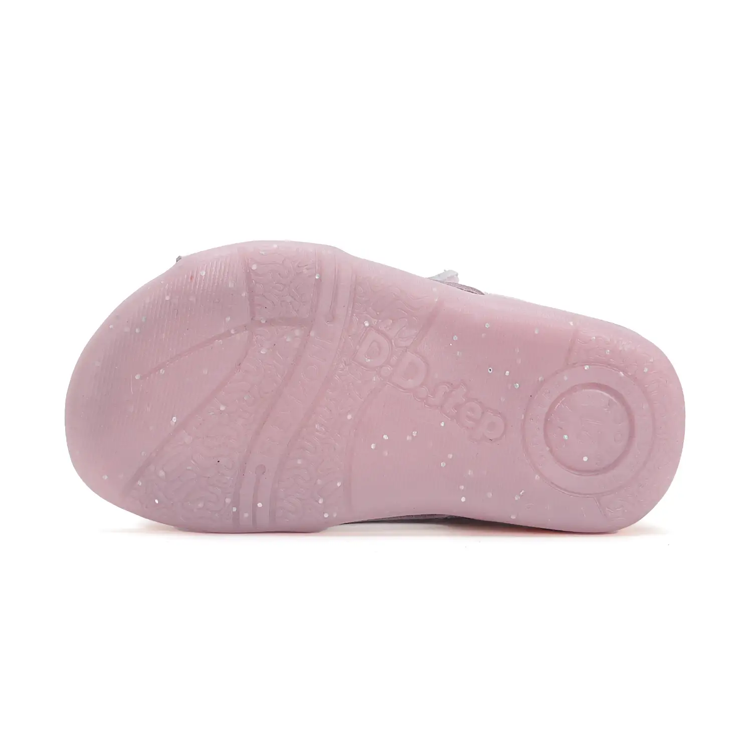 Sandały skórzane G075-51453 Baby Pink - obrazek 4