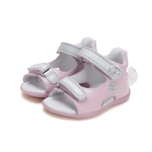Sandały skórzane G075-51453 Baby Pink
