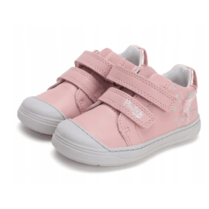 Półbuty skórzane Ponte DA03-5-1680 Baby Pink