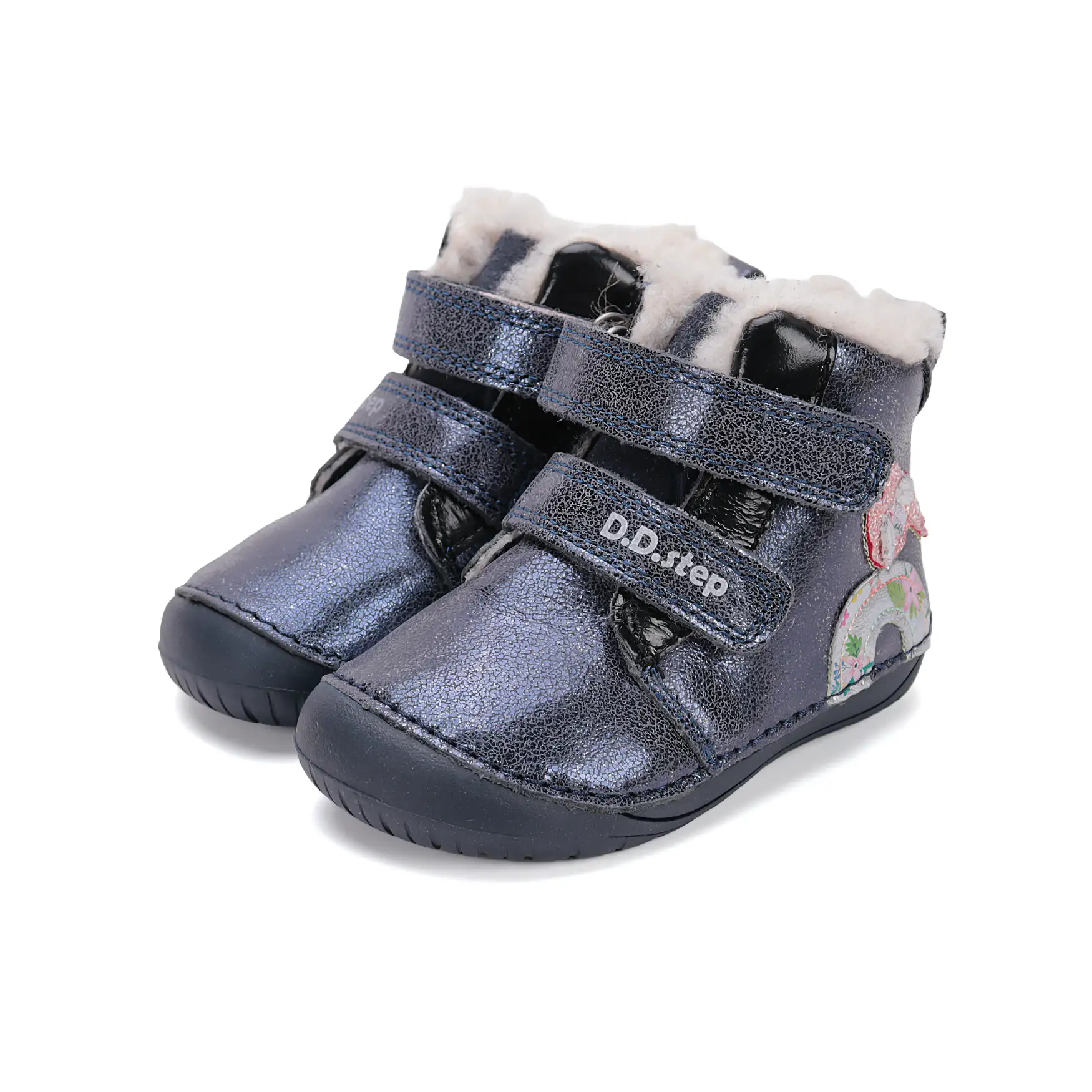 Zimowe trzewiki dziecięce W070-52624 Royal Blue